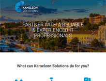 Tablet Screenshot of kameleonsolutions.com